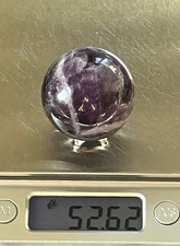 ✨💜 AMETHYST SPHERE + STAND! Crystals Reiki Crystal Minerals Love Gift 52g