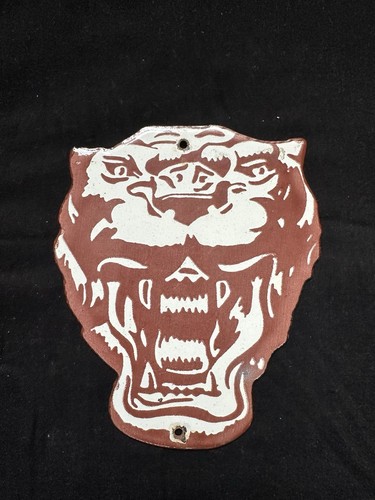 Porcelain jaguar logo enamel - logo,