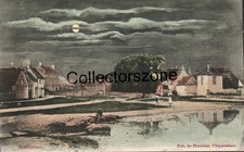 Biddestone Wiltshire Printed postcard Houlston Of Chippenham series