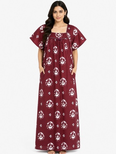 Indian night dress cotton - night,