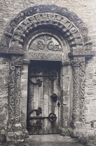 Famous kilpeck church - kilpeck, door