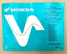 parts Catalogue listing in