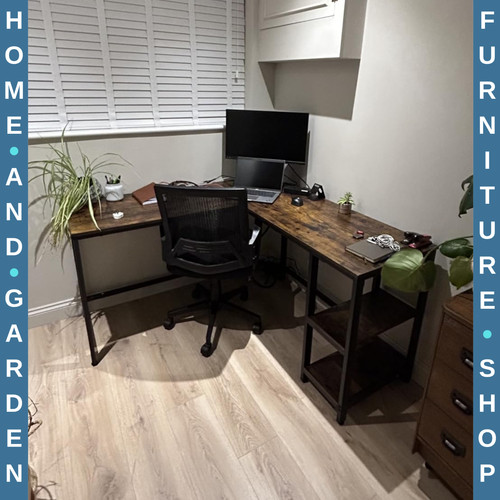 Shape computer desk - l,