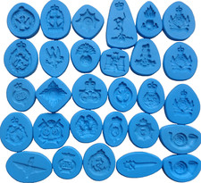 BULK: 29pcs Military Style Badge Silicon Craft Moulds Avg.3cm (MB1) Army Soldier