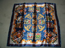  CANADA SKEMO SATIN  Scarf ACETATE TRAVEL SCENES OF CANADA