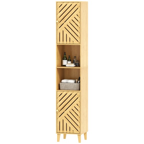 Homcom tall bathroom cabinet - tall,