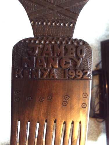 Vintage hand carved african - hand,
