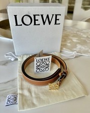 Loewe Anagram Belt 65/26 Tan