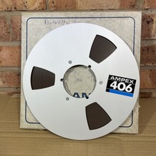 AMPEX Metal Reel, 1/4", 10,5 INCH Metal NAB Reel Used Good Condition #20