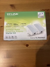TP-Link AV500 Nano Powerline Adapter Starter Kit TL-PA411