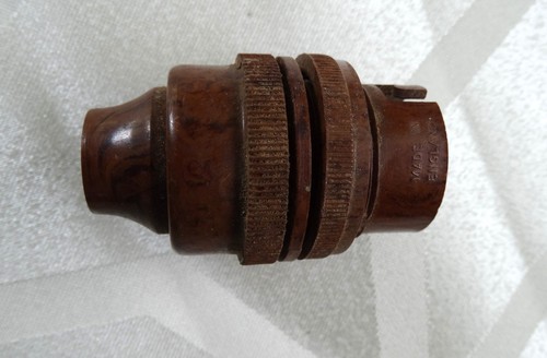 Vintage mottled brown bakelite - vintage,
