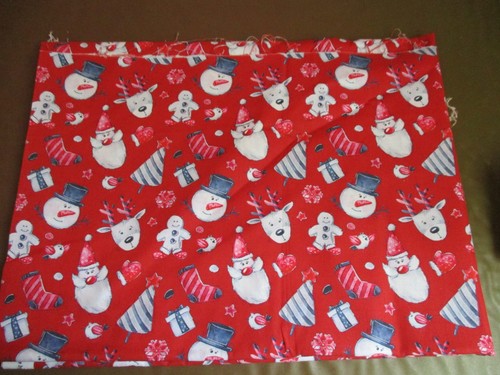 Christmas cotton fabric - christmas,