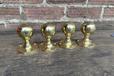 4 Vintage Polished Brass Door