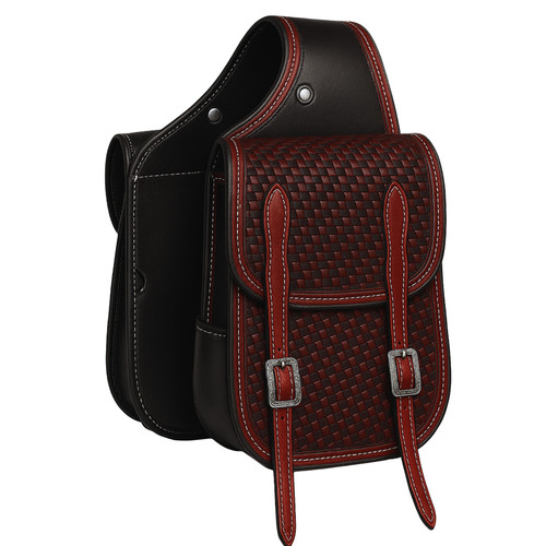 Horse saddle bag leather - horse,
