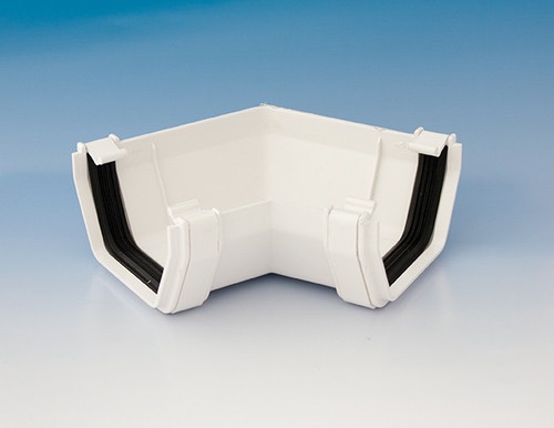 Square gutter 120 angle - square, 120°