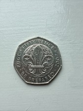 Rare 50p 2007 Boy Scouts 100th