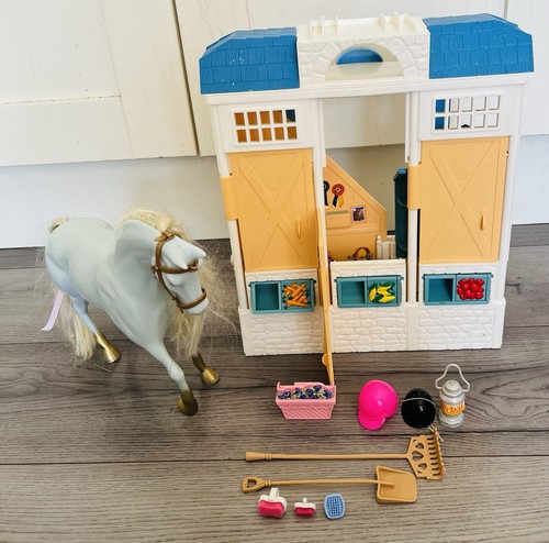 Vintage 1998 barbie riding - vintage,