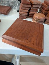 90mm x 90mm Mahogany Plinth