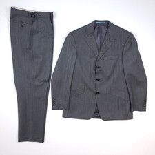 Hackett Grey Herringbone Wool