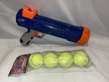 Nerf Dog Tennis Ball Blaster Launcher Thrower Large With New Pack Of Balls