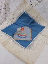 WW1 Embroidered Silk Lace