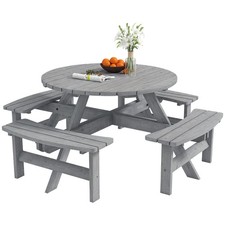 Outsunny 8 Seat Outdoor Wooden