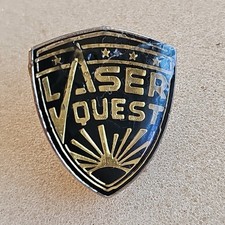 Laser Quest Vintage Enamel Pin Badge 22mm X 25mm - Damaged Check Pictures 