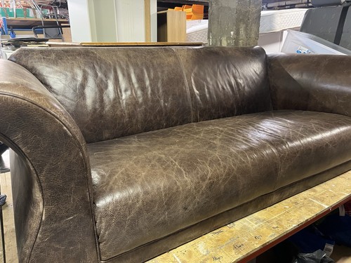Leather sofa seater - leather,