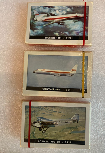 Twa airlines playing cards - twa,