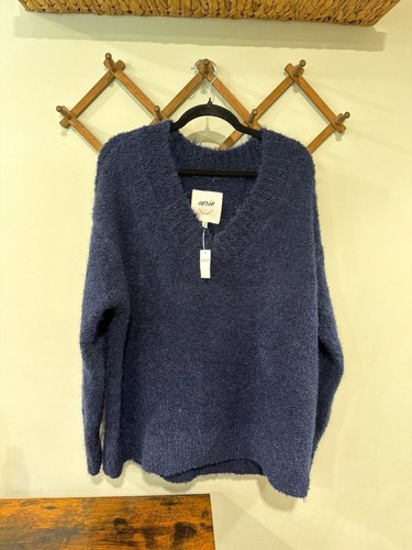 Aerie fuzzy navy - fuzzy, blue
