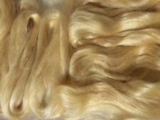 Fine Mohair. Baby Blonde.30g (approx 1oz) straight/wavy/curls.