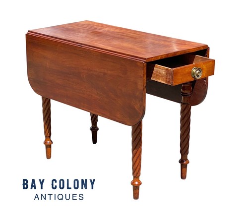 Antique sheraton mahogany drop - mahogany,
