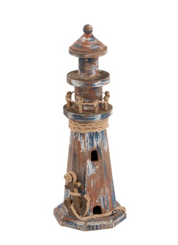 31cm wooden nautical ornament - wooden,