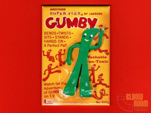 Gumby vintage package art 2x3"