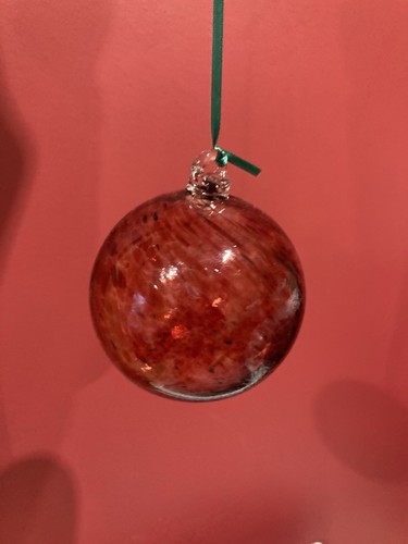 Beautiful vintage red blown - vintage,