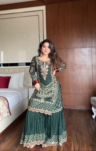 Punjabi sharara plazzo kurti - sharara,