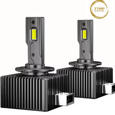 D1S D3S H7 LED Headlight Bulbs x2 HID Xenon Conversion Kit 6000K Plug and Play!