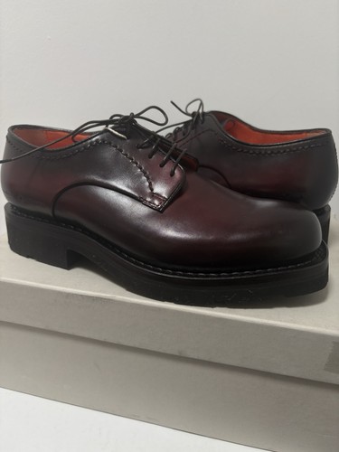 Santoni men burgundy calf - santoni, men’s