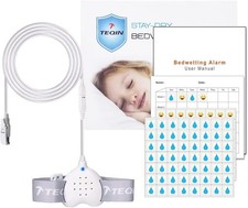 Bed Wetting Alarm for Children - Loud Sound & Strong Vibration, USB Rechargeable