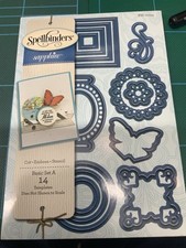 Spellbinders Sapphire Cut-Emboss-Stencil Basic SetA 14 PH-001a Die Set