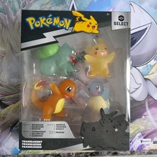 Pokemon Select Translucent Battle Figure 4 Pack Mint In Box Sealed 3 Inch Vinyl