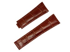 NEW 20MM BROWN LEATHER STRAP FOR ROLEX SUBMARINER / GMT / DAYTONA WATCH