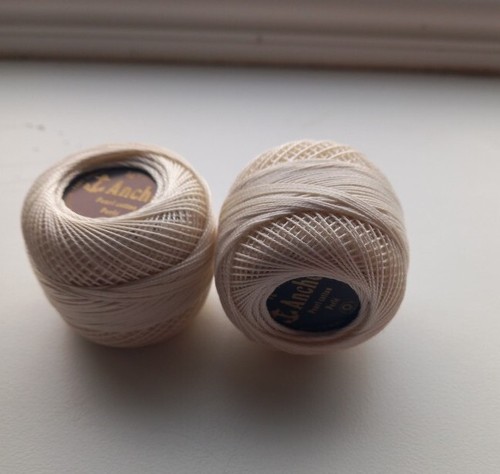 Anchor pearl cotton - pearl, #12