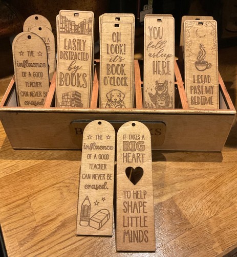 Wooden bookmark teacher gift - bookmark,, gift,