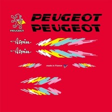 Peugeot aspin bicycle stickers - bicycle,