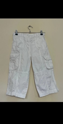 Girls white cargo pants - girls,