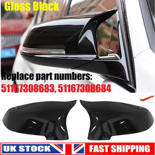 Gloss black mirror cover cap - cover,