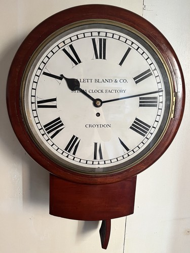 Antique drop dial fusee - antique, wall
