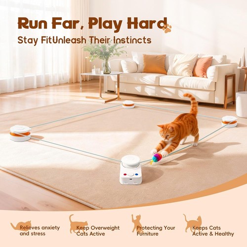 Interactive cat toy automatic - interactive,