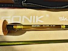 Sonik SK4 XTR 10 Foot #6/7 Carbon 4 Piece Fly Rod with Bag & Tube